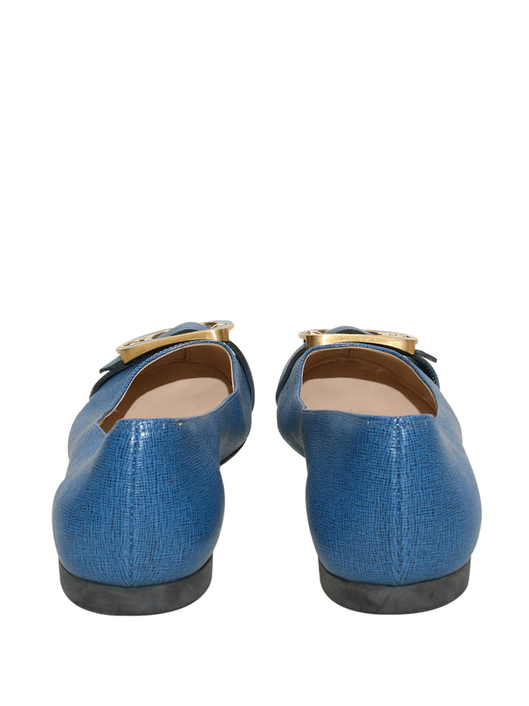 Fendi Leather Ballet Flats