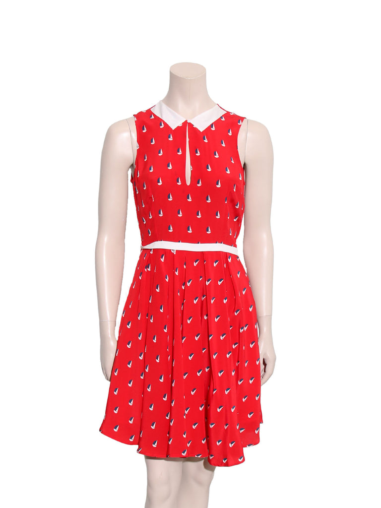 Boy. by Band of Outsiders Printed Silk Dress