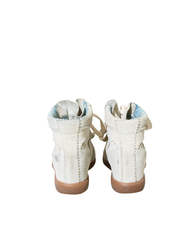 Isabel Marant Suede Bobby Wedge Sneakers