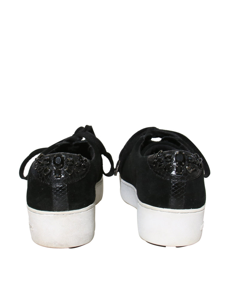 Michael Kors Embellished Suede Sneakers