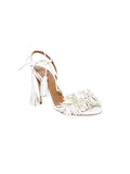 Aquazzura Wild Thing 105 Fringe-Trimmed Sandals