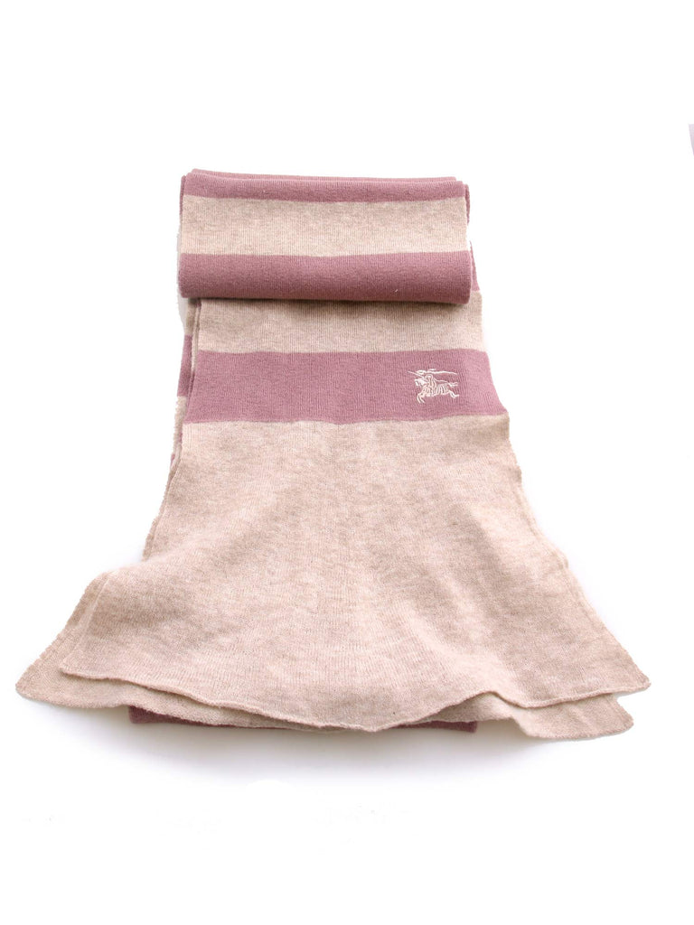 Burberry Striped Wool Scarf
