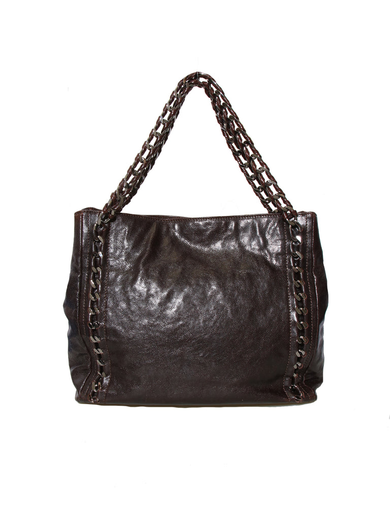 Chanel Luxe Ligne Leather Shoulder Bag