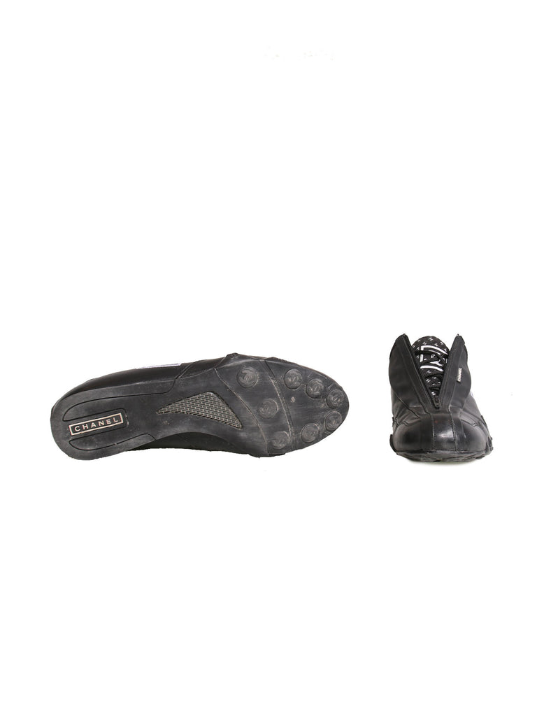 Chanel Leather Low-Top Sneakers