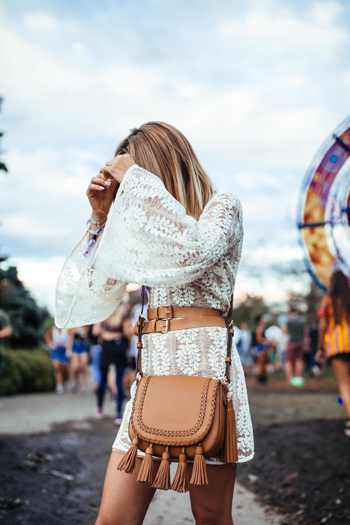 Michael Kors Bell Sleeve Lace Dress