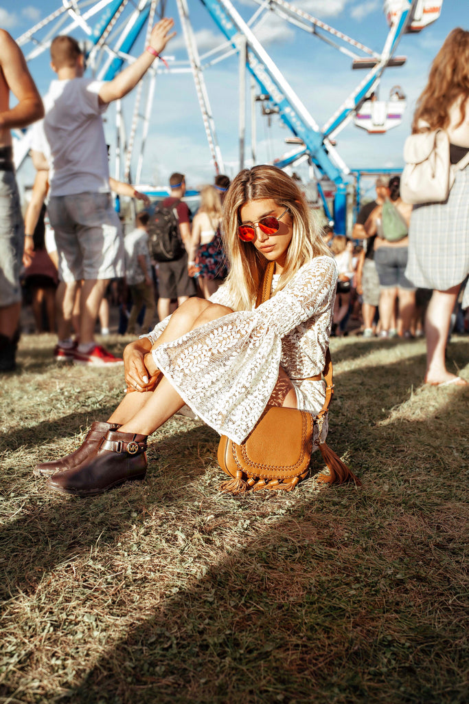 Michael Kors Bell Sleeve Lace Dress