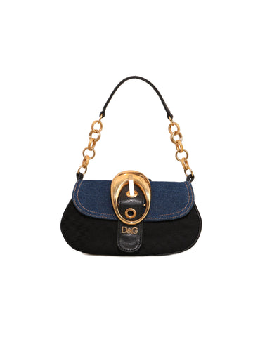 D&G Denim Shoulder Bag