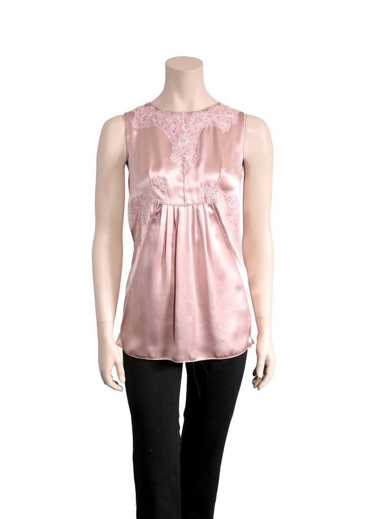 Dolce & Gabbana Silk Lace Top