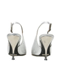 Dolce & Gabbana Metallic Leather Slingback Pumps