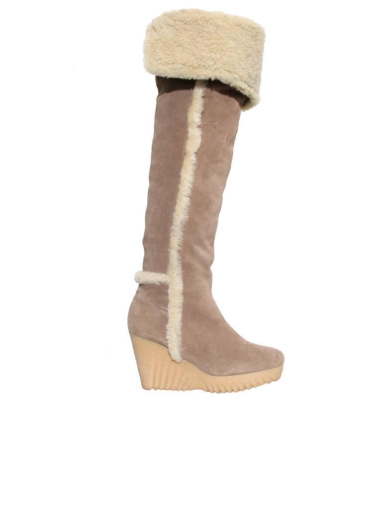 DVF Shearling Boots