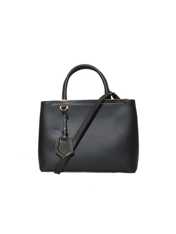 Fendi Petite 2Jours Leather Tote Bag
