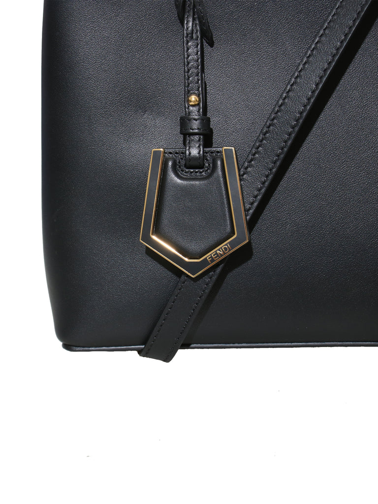 Fendi Petite 2Jours Leather Tote Bag