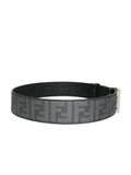 Fendi Coated Canvs Logo Belt