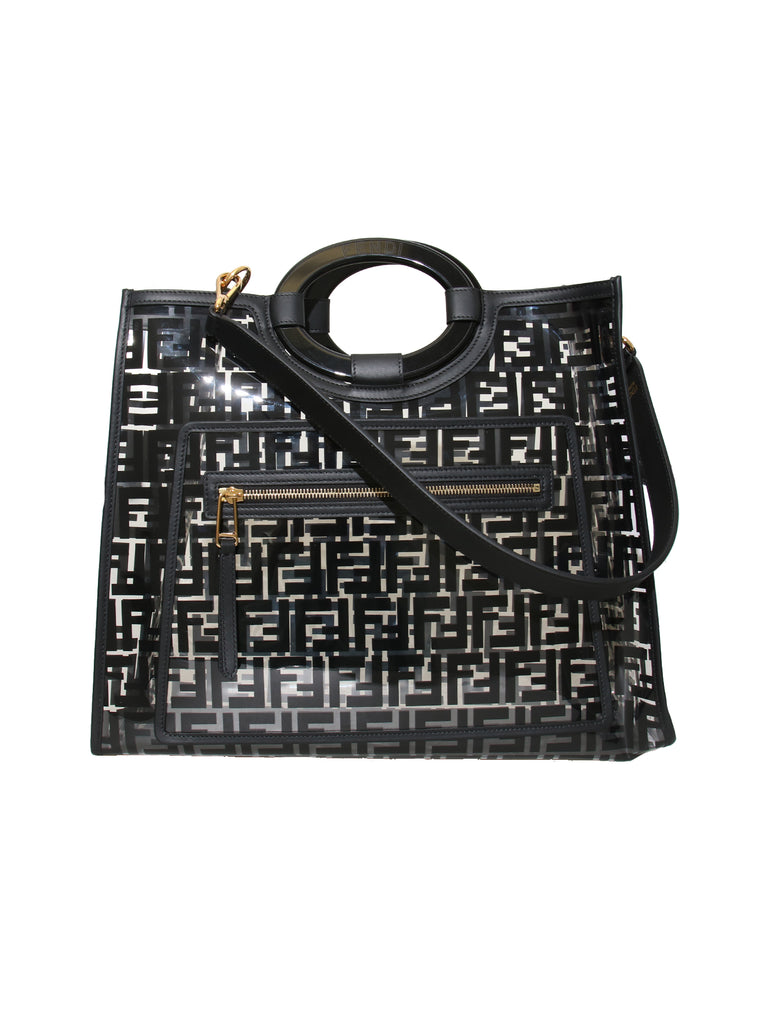 Fendi Runaway PU Shopper