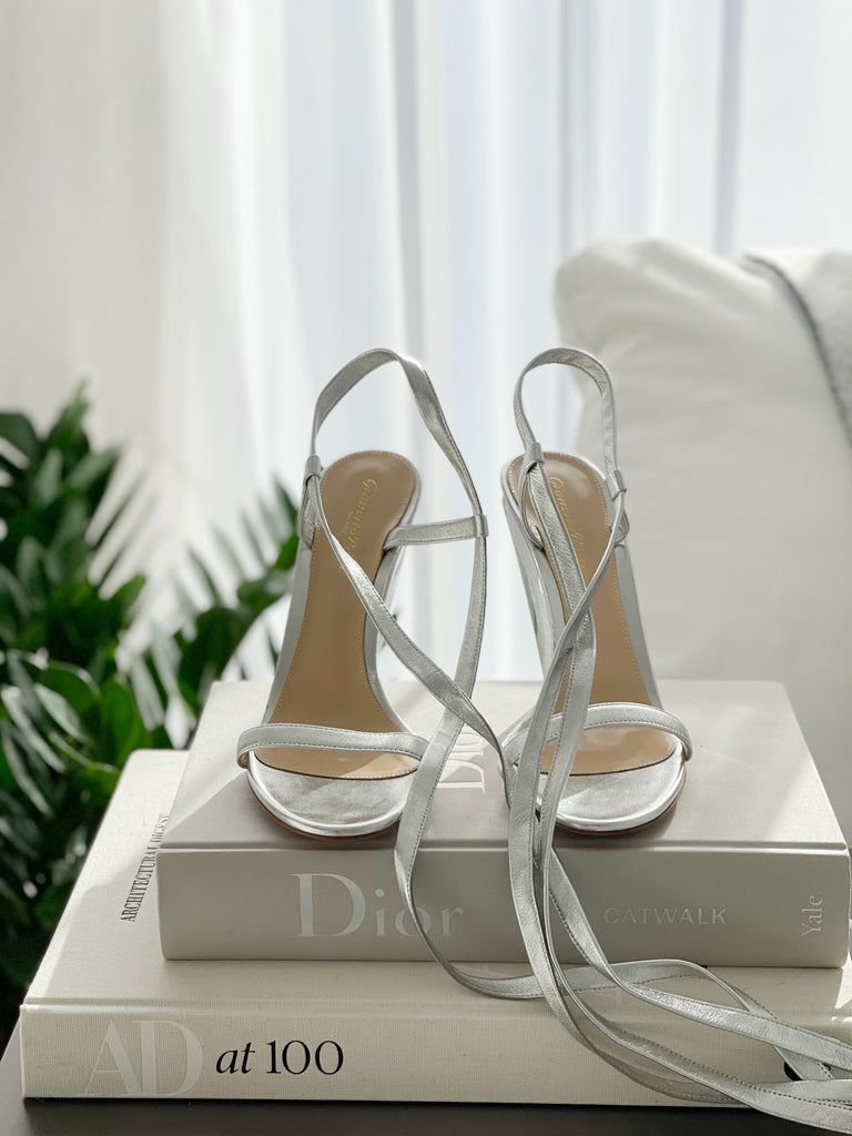 Gianvito Rossi Lucite Heel Sandals
