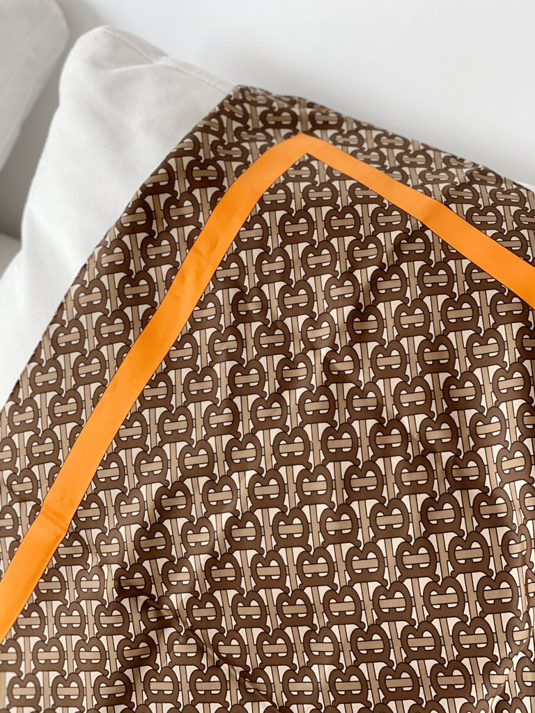 Burberry 2021 Silk Monogram Scarf