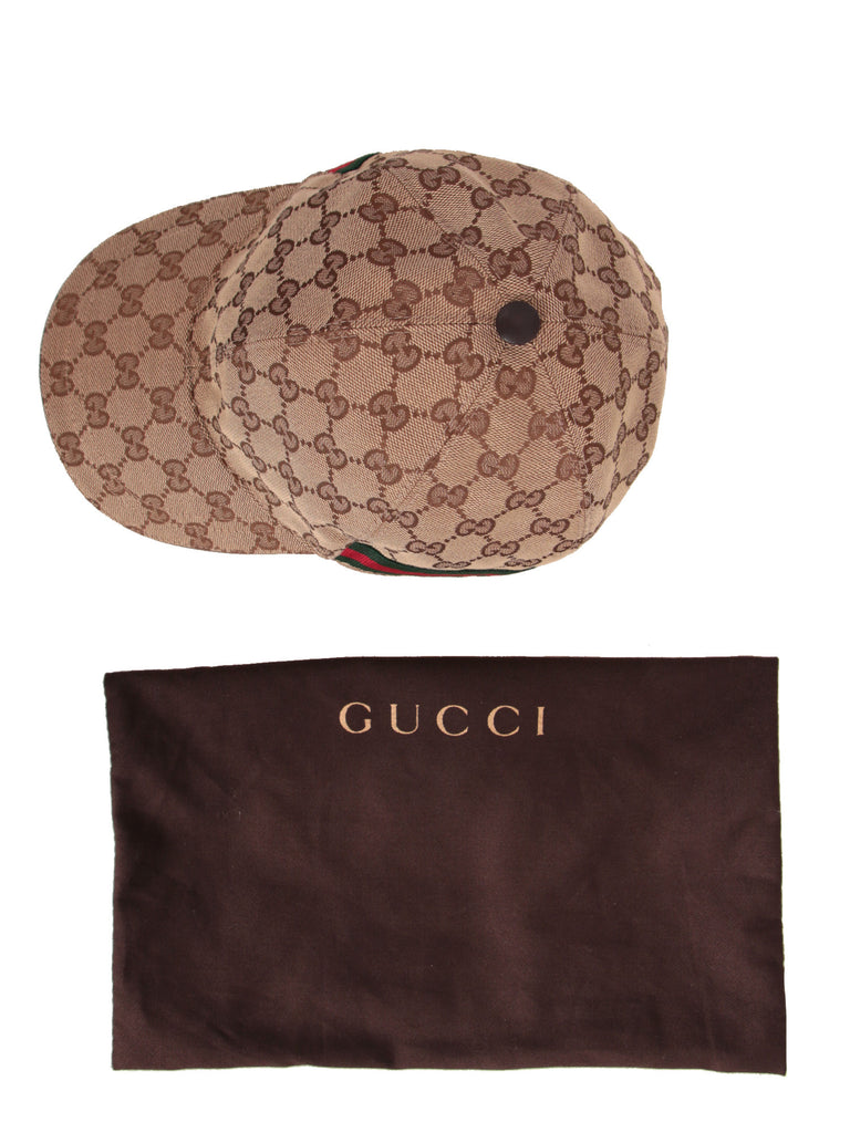 Gucci Original GG Canvas Baseball Cap with Web