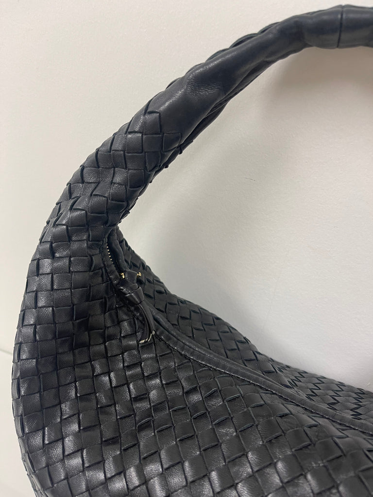 Bottega Veneta Vintage Intrecciato Leather Hobo