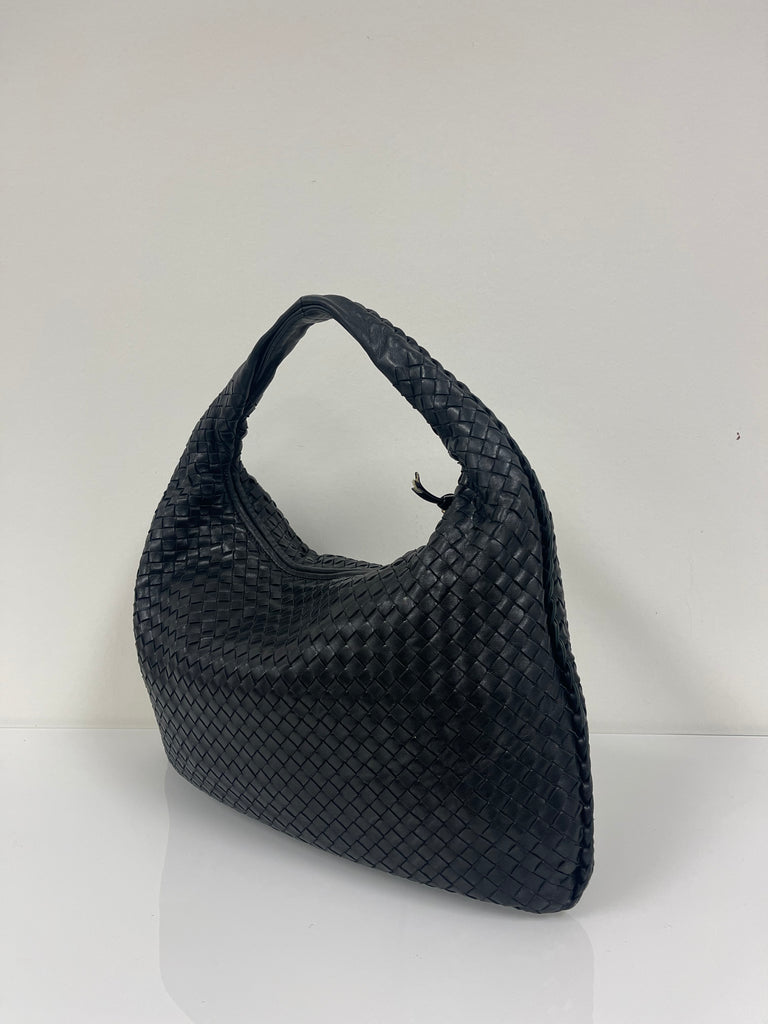 Bottega Veneta Vintage Intrecciato Leather Hobo