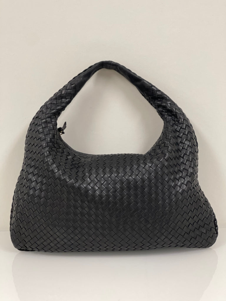 Bottega Veneta Vintage Intrecciato Leather Hobo