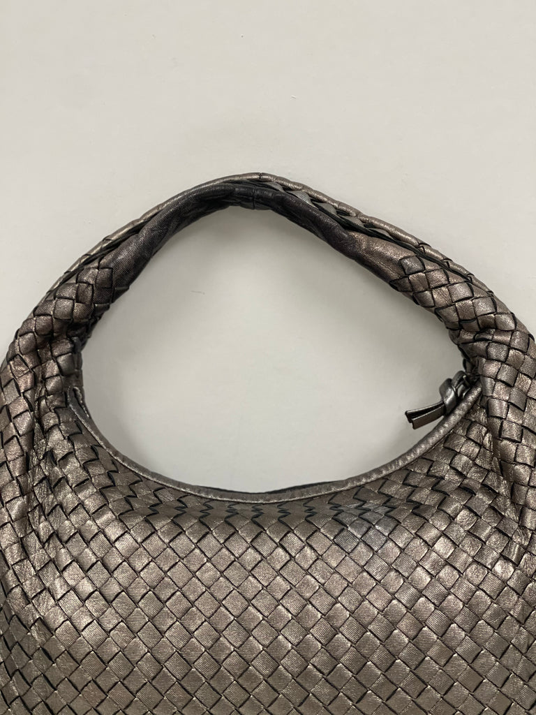 Bottega Veneta Vintage Intrecciato Leather Hobo
