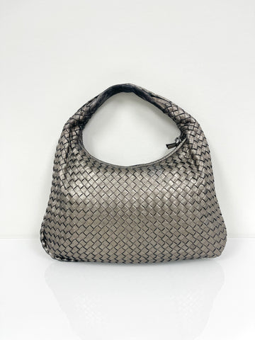 Bottega Veneta Vintage Intrecciato Leather Hobo