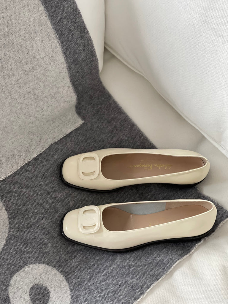 Salvatore Ferragamo Patent Leather Flats