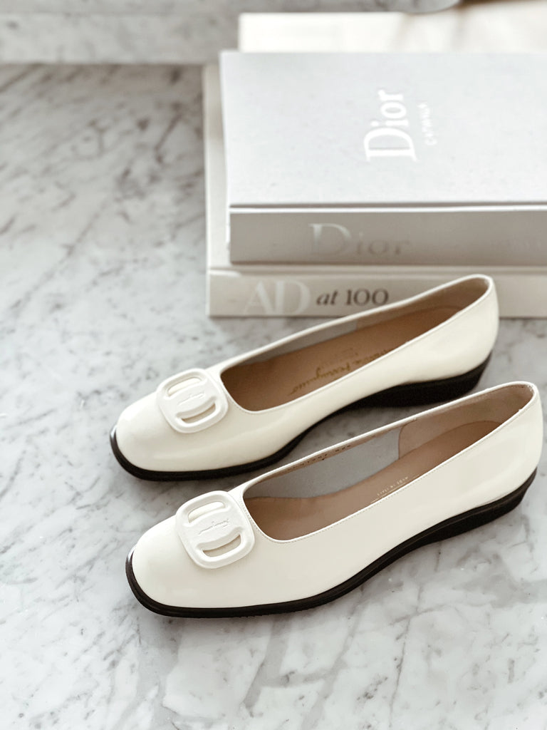 Salvatore Ferragamo Patent Leather Flats