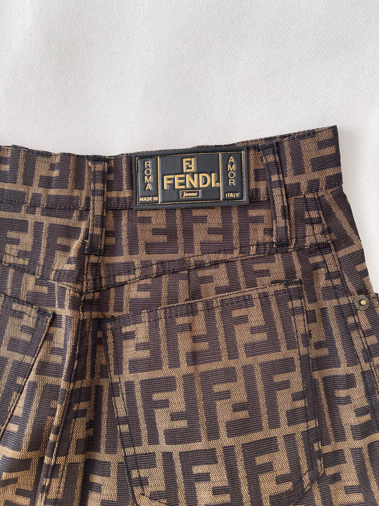 Fendi Vintage Zucca FF Skirt