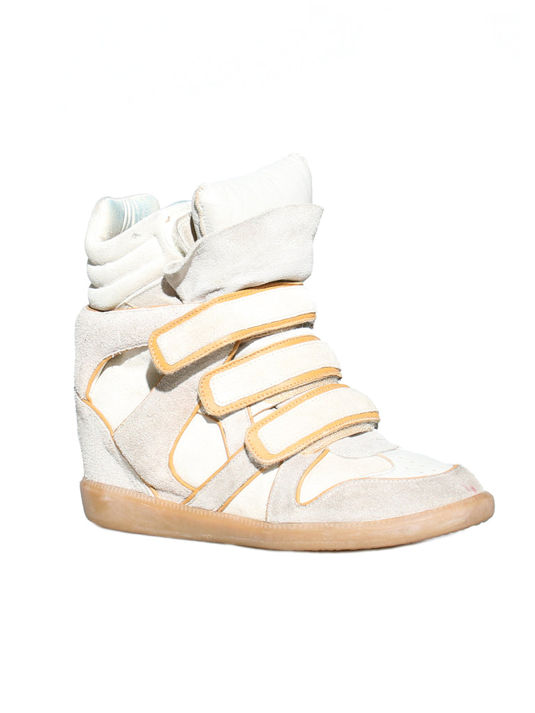 Isabel Marant Suede Wedge Sneakers