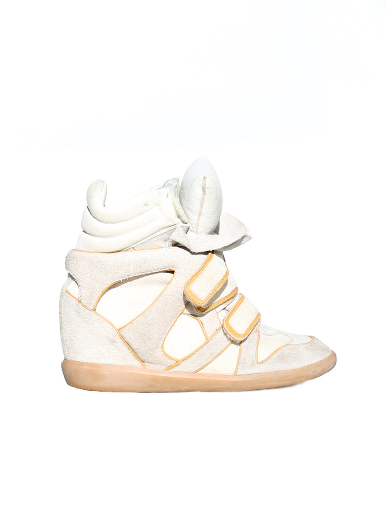 Isabel Marant Suede Wedge Sneakers