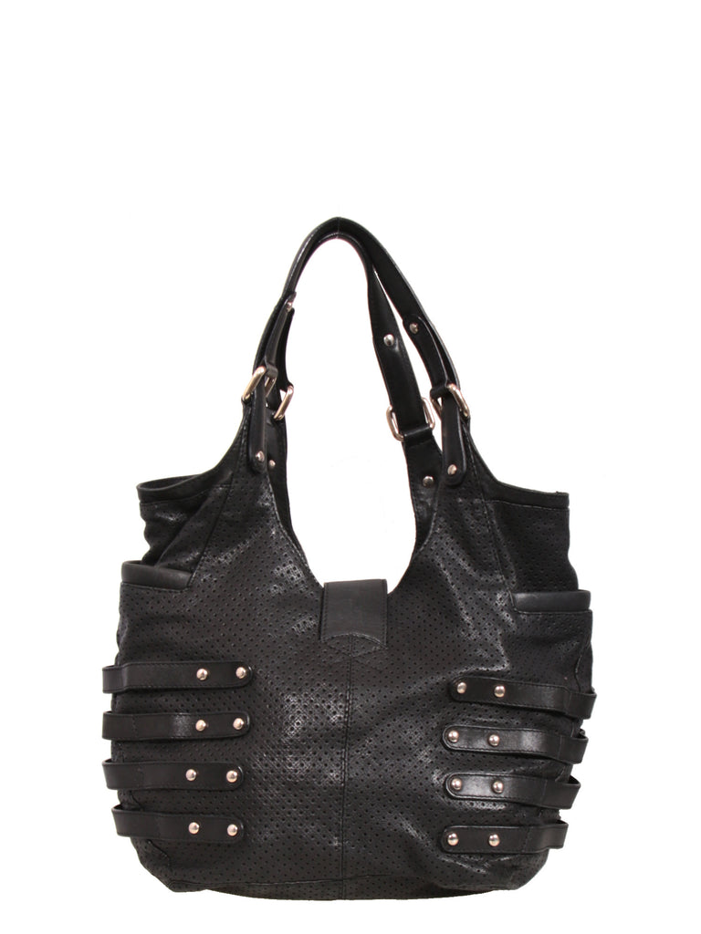 Jimmy Choo Blythe Perforated Shoulder Bag