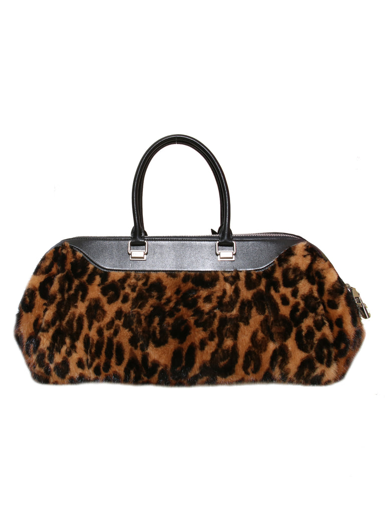 Louis Vuitton Leo East West Leopard Mink Tote