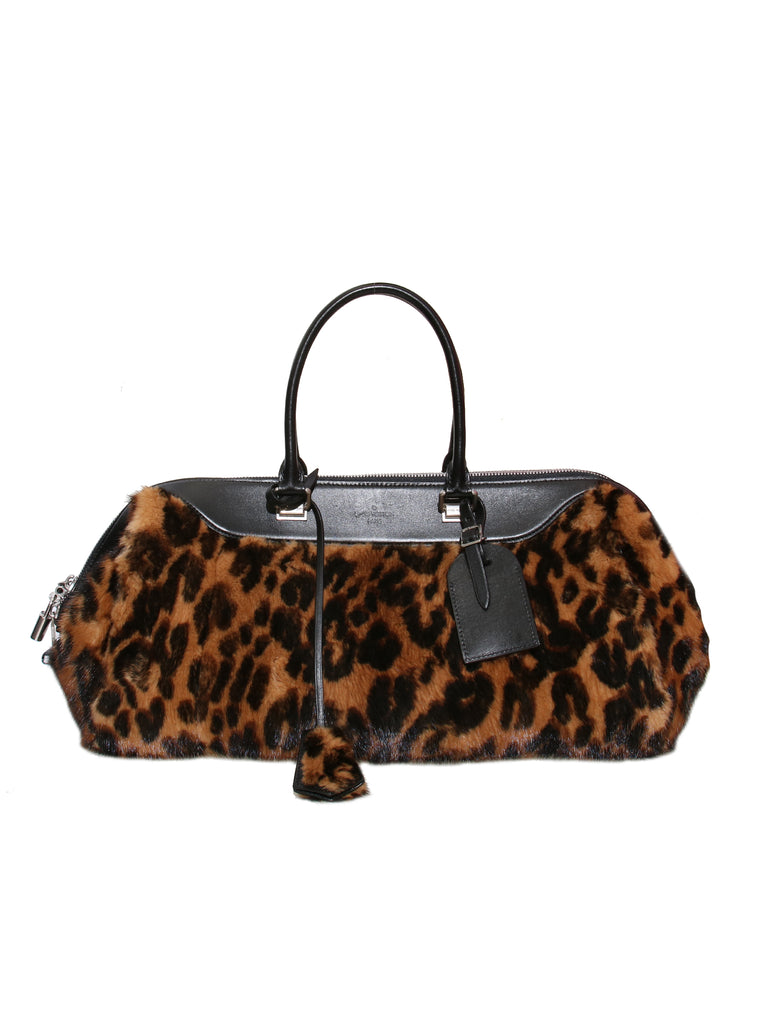 Louis Vuitton Leo East West Leopard Mink Tote