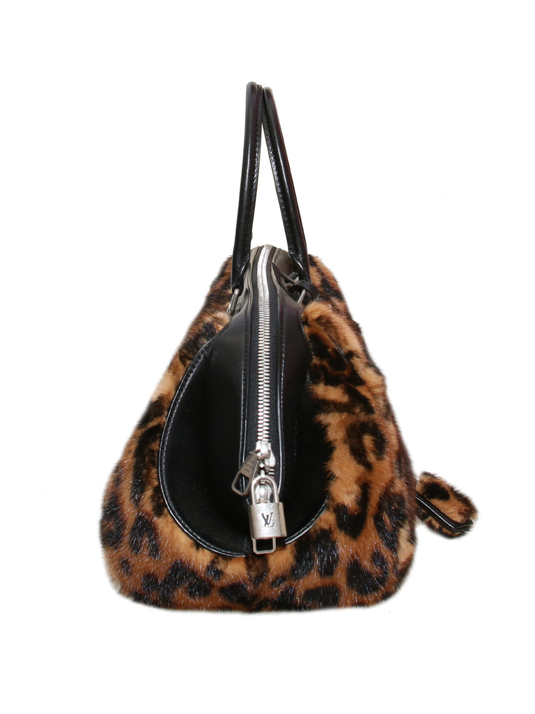 Louis Vuitton Leo East West Leopard Mink Tote