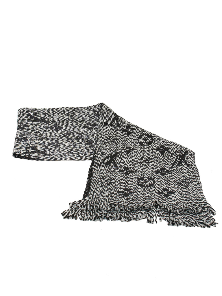 Louis Vuitton Wool and Silk Monogram Scarf