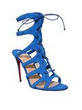 Christian Louboutin Suede Cage Sandals