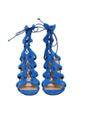 Christian Louboutin Suede Cage Sandals