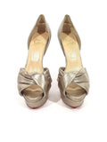 Christian Louboutin Metallic d'Orsay Pumps
