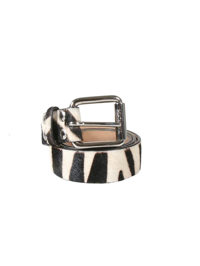 Michael Kors Zebra Print Belt