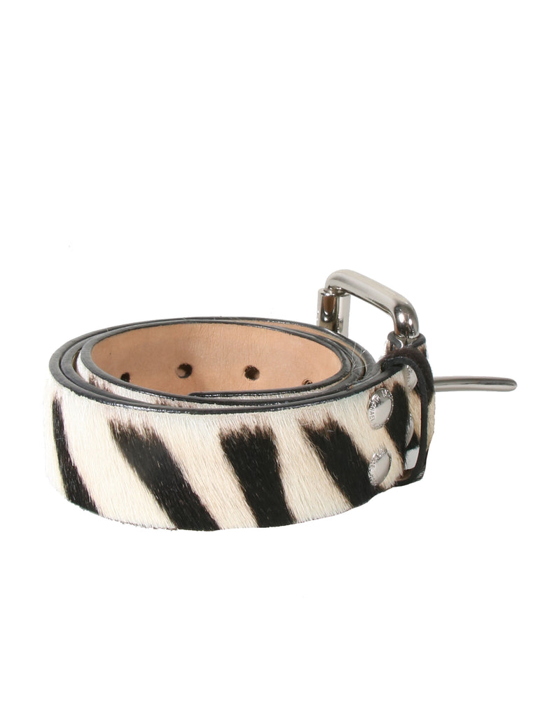 Michael Kors Zebra Print Belt