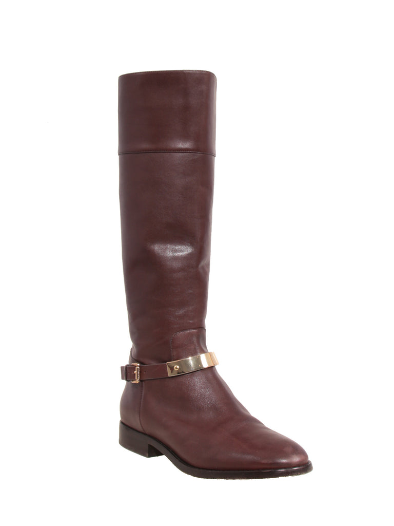 Michael Kors Leather Riding Boots