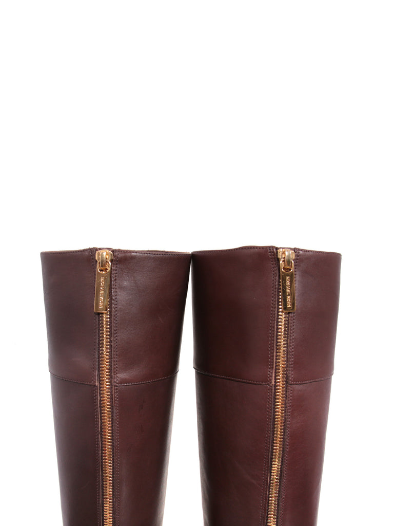 Michael Kors Leather Riding Boots