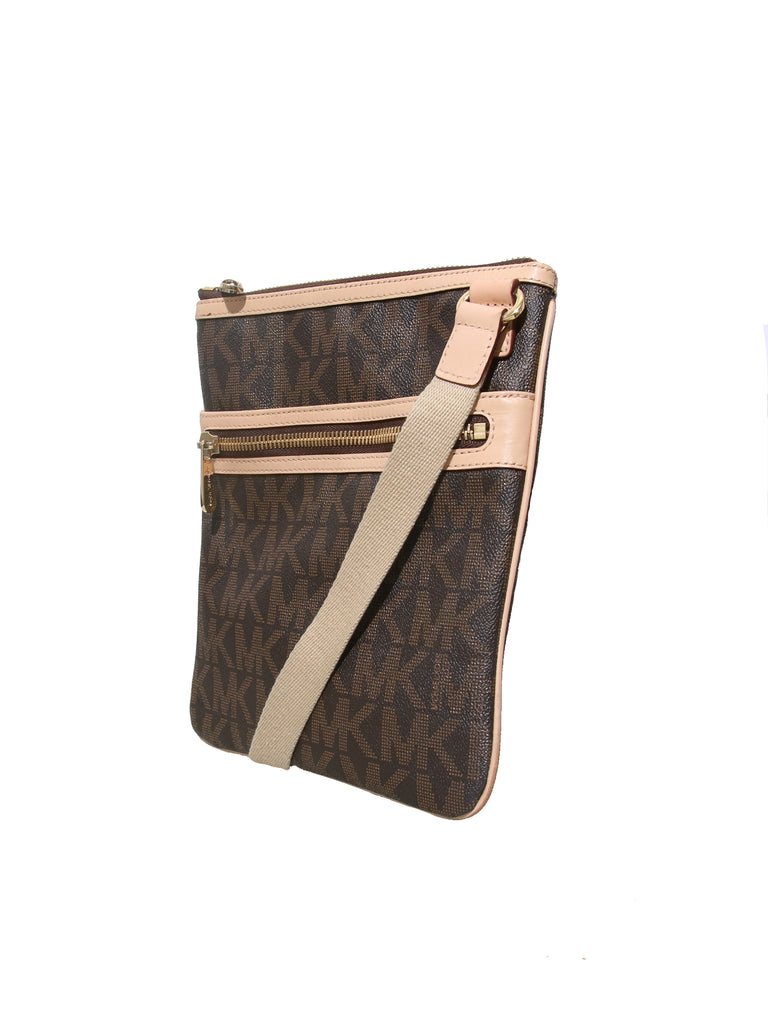 Michael Kors Monogram Messenger Bag