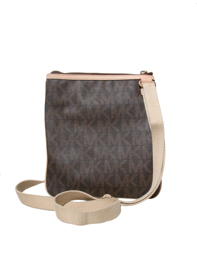 Michael Kors Monogram Messenger Bag
