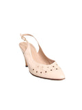 Slingback Leather Pumps