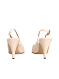 Slingback Leather Pumps