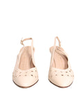 Slingback Leather Pumps