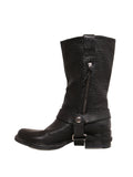 Miu Miu Leather Mid-Calf Boots