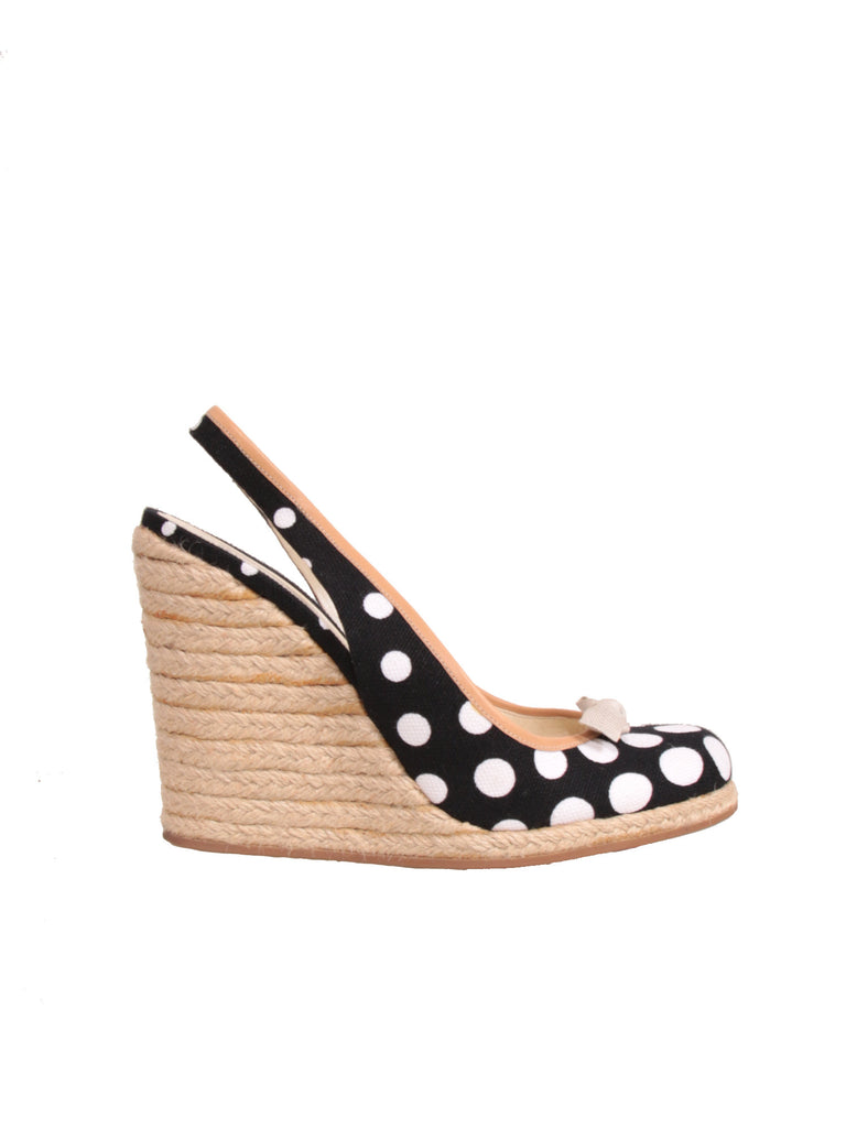 Miu Miu Polka Dot Wedges